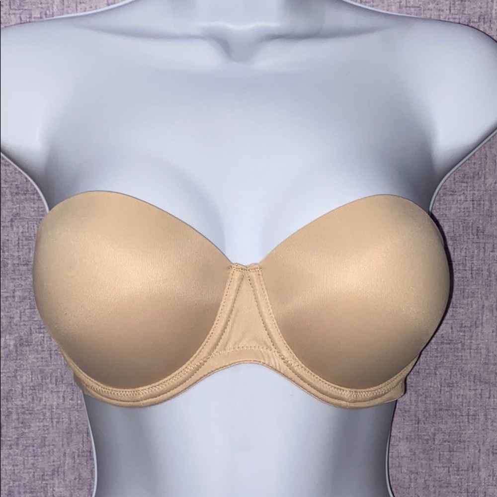 Victoria’s Secret Pink Strapless Push-up Bra 32D